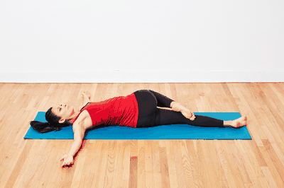 Supine Spinal Twist